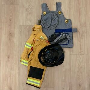 Firefighter and Railway Conductor Costumes